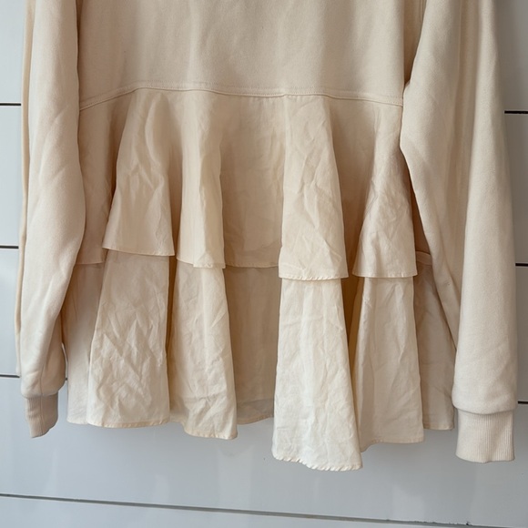 ZARA Peanuts Snoopy Cream Hoodie Sz M - Picture 9 of 13